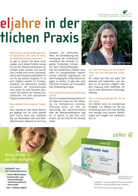 Nature First Kundenzeitung No.4 - bei Praxis Natur