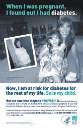 Family History: Gestational Diabetes - Posters