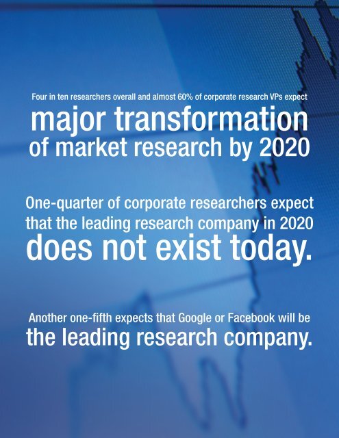 The Future of Research Report - Cambiar Consulting