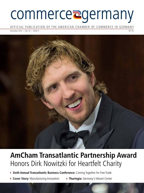 AmCham Transatlantic Partnership Award Honors Dirk Nowitzki for ...