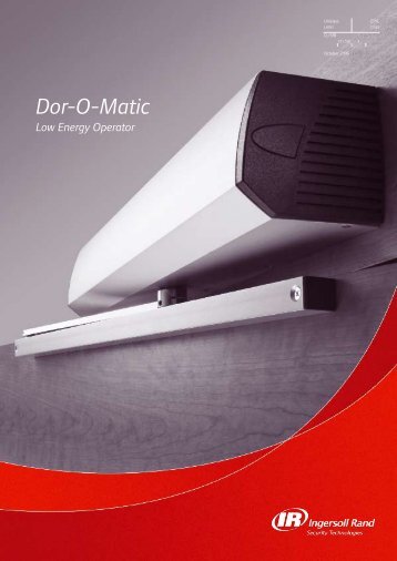 Dor-O-Matic - Ingersoll Rand Security Technologies
