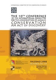 international committee for the conservation of mosaics - Centro ...