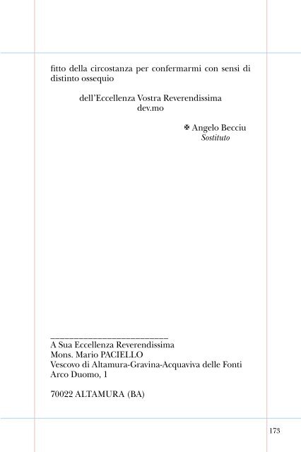 quaderno sinodo VII.pdf - Diocesi Altamura - Gravina - Acquaviva ...