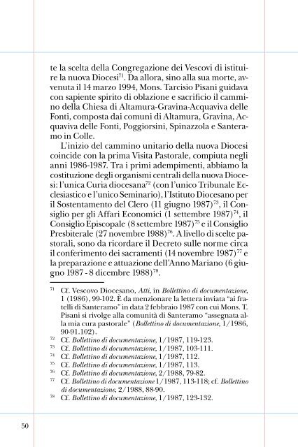 quaderno sinodo VII.pdf - Diocesi Altamura - Gravina - Acquaviva ...