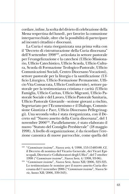 quaderno sinodo VII.pdf - Diocesi Altamura - Gravina - Acquaviva ...