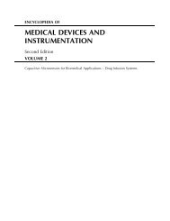 MEDICAL DEVICES AND INSTRUMENTATION