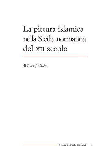 La pittura islamica nella Sicilia normanna del xii secolo - Ma.El.La