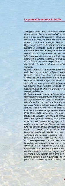 Guida del diportista vol.I (2^ed.) - Regione Siciliana