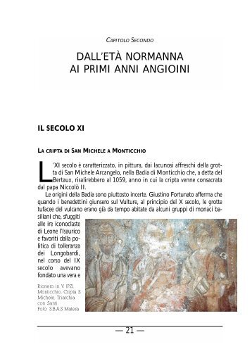 dall'età normanna ai primi anni angioini - Consiglio Regionale della ...