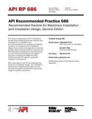 API RP 686 - American Petroleum Institute