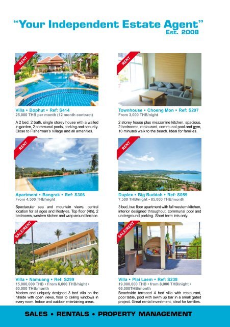 Samui Phangan Real Estate Magazine February-March