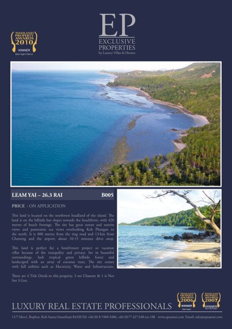 Samui Phangan Real Estate Magazine February-March