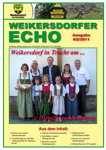 Ausgabe 03/2011 - in der Gemeinde Weikersdorf