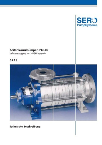 Seitenkanalpumpen PN 40 SRZS - SERO PumpSystems GmbH