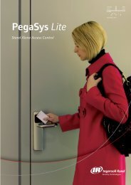PegaSys Lite - Ingersoll Rand Security Technologies