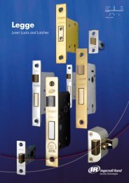 Lever Locks and Latches - Ingersoll Rand Security Technologies