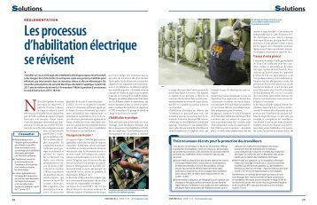 Réglementation : les processus d'habilitation électrique ... - Mesures