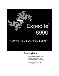 Expedite™ 8900 Nucleic Acid Synthesis - Applied Biosystems