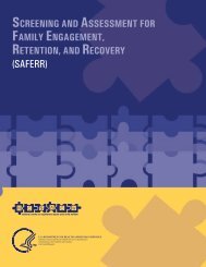 Screening and Assessment for Family Engagement, Retention