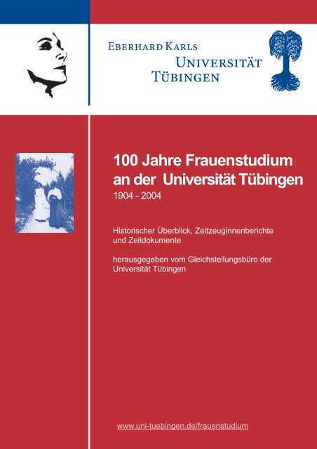 100 Jahre Frauenstudium an der Universität Tübingen