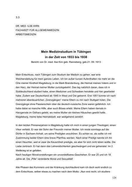 100 Jahre Frauenstudium an der Universität Tübingen