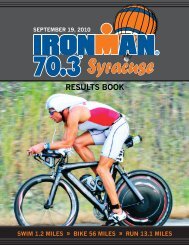 RESULTS BOOK - IRONMAN.com