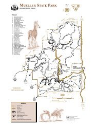 Mueller Recreational Trails Map - America's State Parks