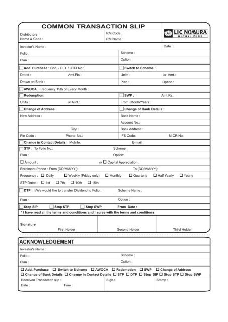 Common Transaction Slip Pdf Common Transaction Slip Pdf