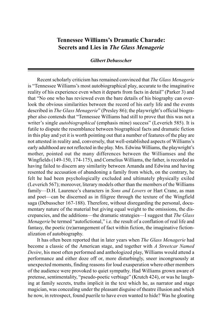 the difference between reality and illusion in the glass menagerie by tennessee williams the difference between reality and illusion in the glass menagerie by tennessee williams