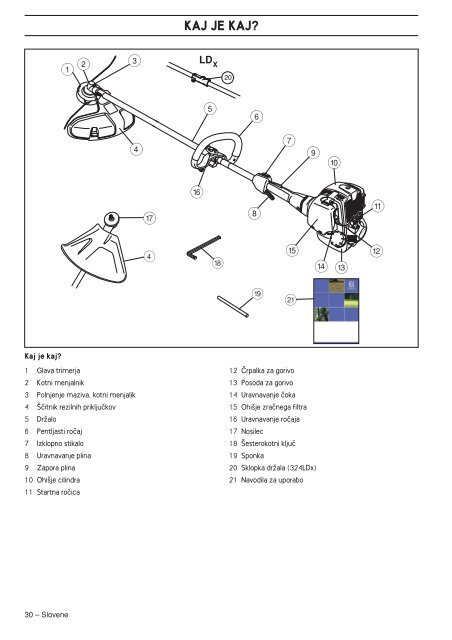 OM, 324 L X-series, 324 LD X-series, 2008-04, DE, SI - Husqvarna