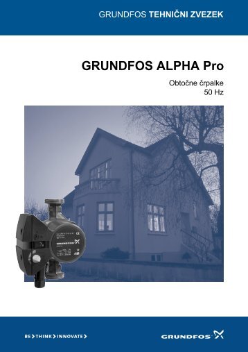 GRUNDFOS ALPHA Pro, obtočne črpalke - Ika