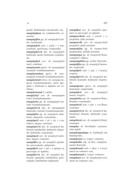 Diccionario Pali-Español - Bosque Theravada