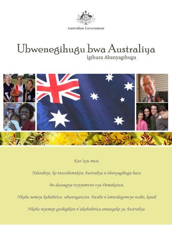 Citizenship test resource book-Kirundi - Australian Citizenship