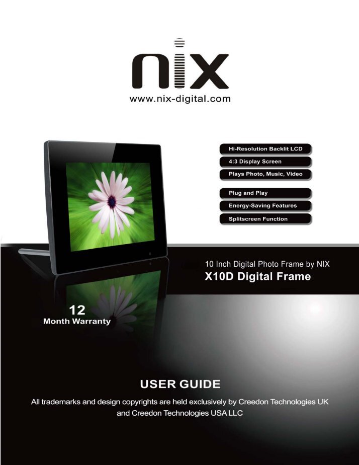 Nix Digital Frame Manual