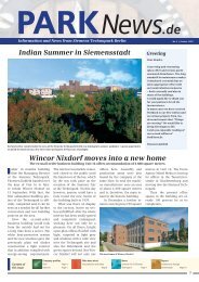 Indian Summer in Siemensstadt Wincor Nixdorf moves into a new ...