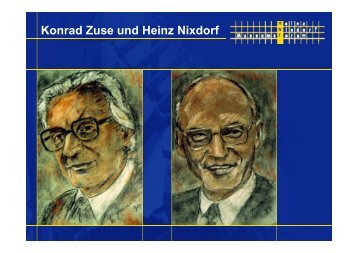 Konrad Zuse und Heinz Nixdorf - Zuse 2.0 Hessen