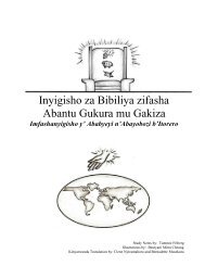 Inyigisho za Bibiliya zifasha Abantu Gukura mu ... - Equip Disciples