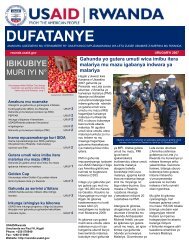 Winter Newsletter (Kinyarwanda). - US Agency for International ...