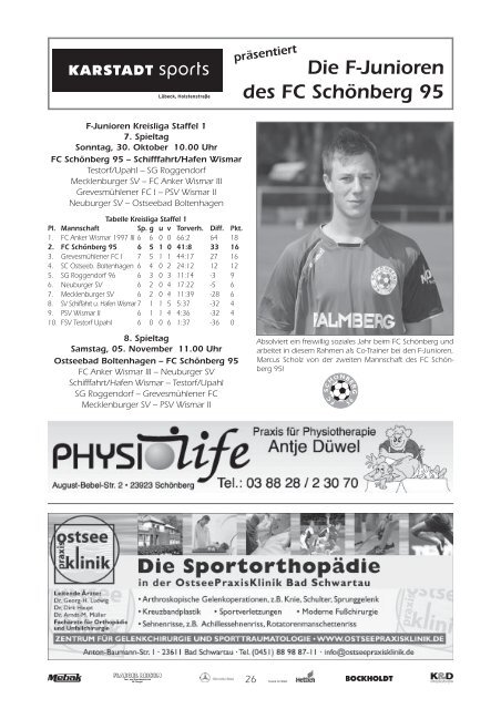 Maurine-Kicker 13/2011 - FC Schönberg 95