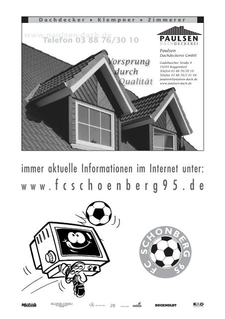 Maurine-Kicker 13/2011 - FC Schönberg 95