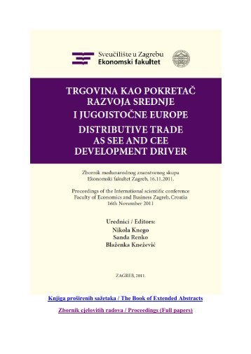 Trgovina kao pokretač razvoja Srednje i Jugoistočne Europe - EFZG