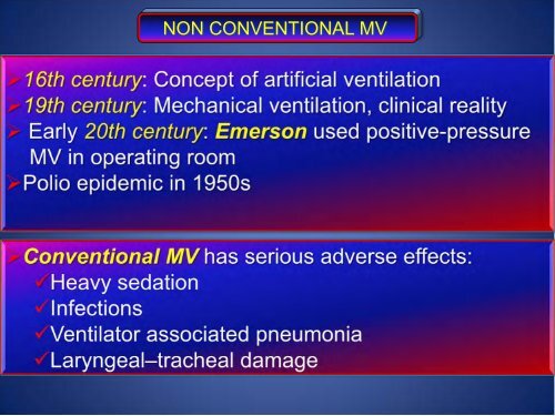 NON CONVENTIONAL VENTILATION MODES - rm solutions