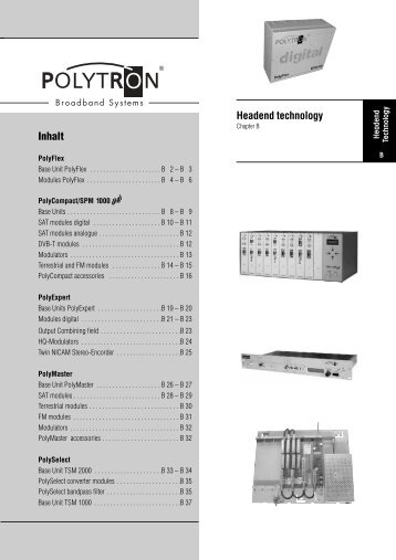 Headend Technology (.pdf) - nivo boyut