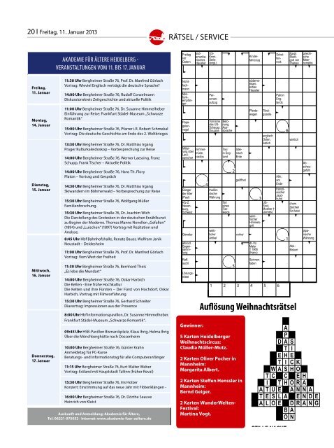 Den Mantelteil können Sie hier downloaden - Blickpunkt Heidelberg