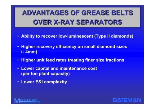 BATEMAN GREASE RECOVERY SYSTEMS