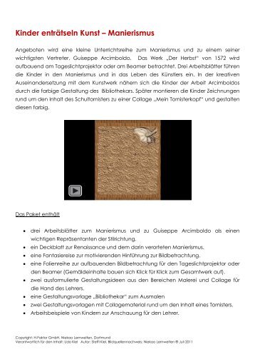 Detailbeschreibung im PDF-Format - Niekao Lernwelten