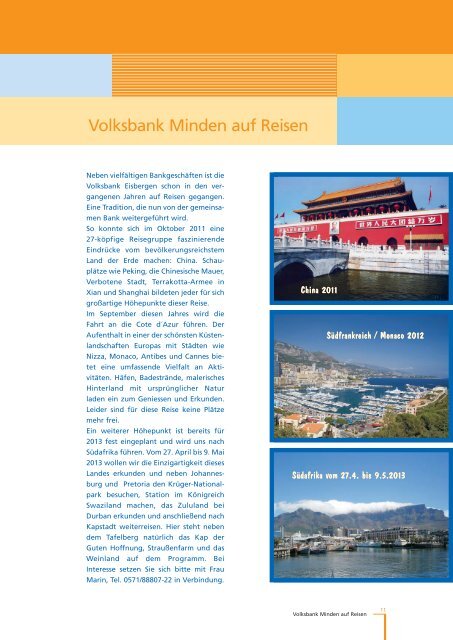 PDF Geschäftsbericht 2011 - Volksbank Minden eG