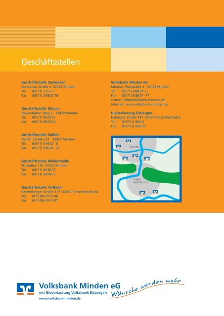 PDF Geschäftsbericht 2011 - Volksbank Minden eG
