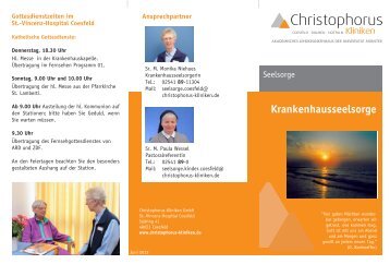 Krankenhausseelsorge - Christophorus-Kliniken GmbH