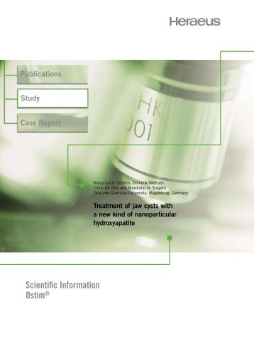 Scientific Information Ostim® - Heraeus